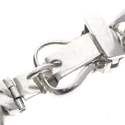 Solid silver bracelet with buckle closure | 21 cm Image 2 of Solid silver bracelet with buckle closure | 21 cm