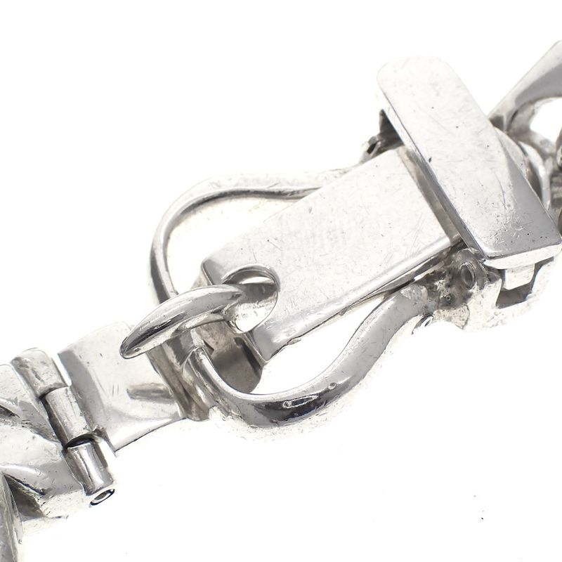 Image 2 of Solid silver bracelet with buckle closure | 21 cm