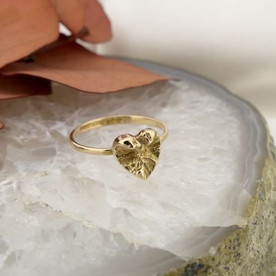 Image 2 of Golden Lapponia ring; Heart