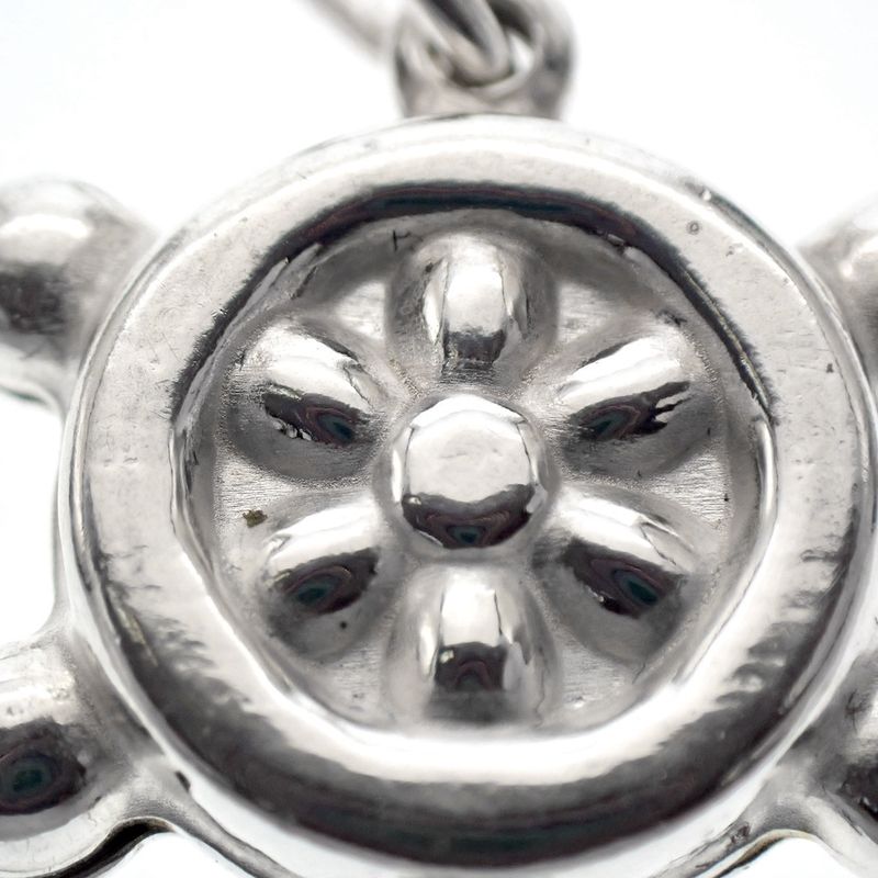 Image 3 of Silver pendant; Rudder
