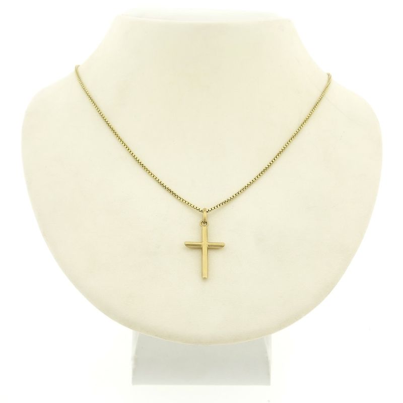 Image 6 of Gold pendant with a subtle cross