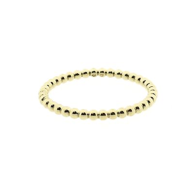 Gold sliding ring with balls Image 2 of Gold sliding ring with balls