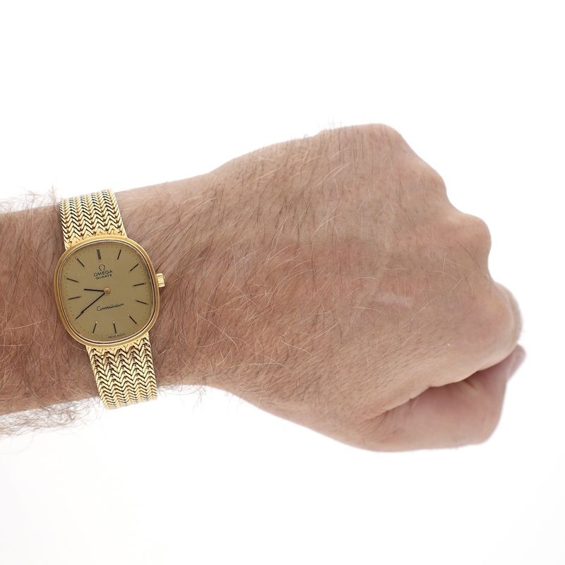 Image 17 of Omega Constellation Quartz 391.8654; Vintage 18k Gold Watch