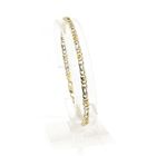 Image 1 of Two-tone gold navy link bracelet | 20 cm