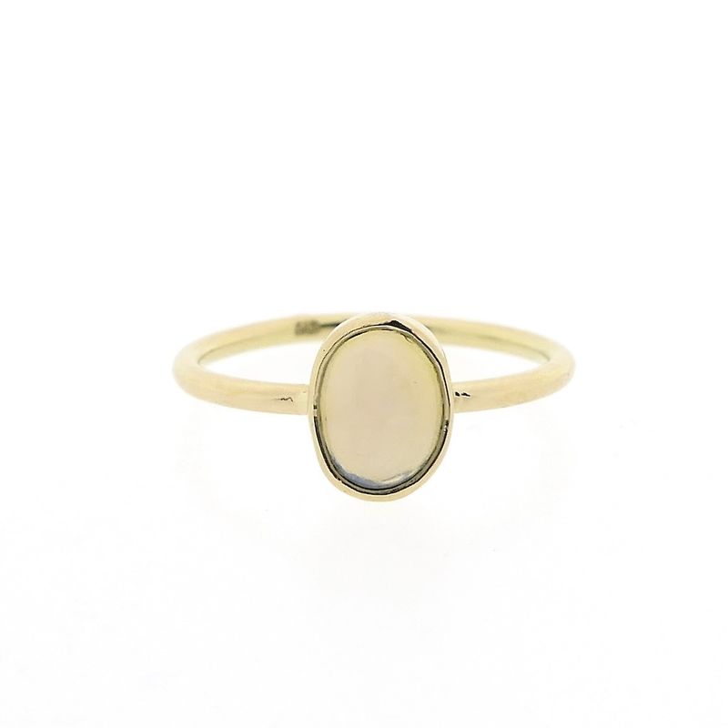 Image 3 of Gold ring with precious opal