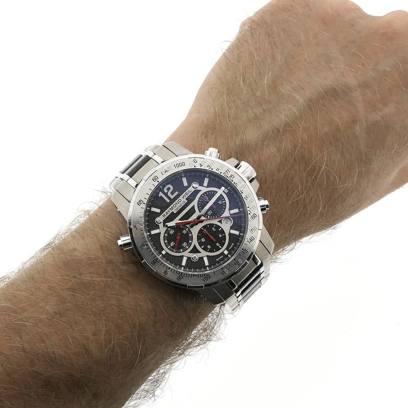 Image 13 of Raymond Weil Nabucco Titanium 7800-TCF-05207; Automatic chronograph men's watch