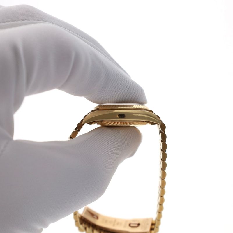 Image 11 of Rolex Oyster Perpetual 26mm 76198; 18ct. Yellow Gold Ladies Watch