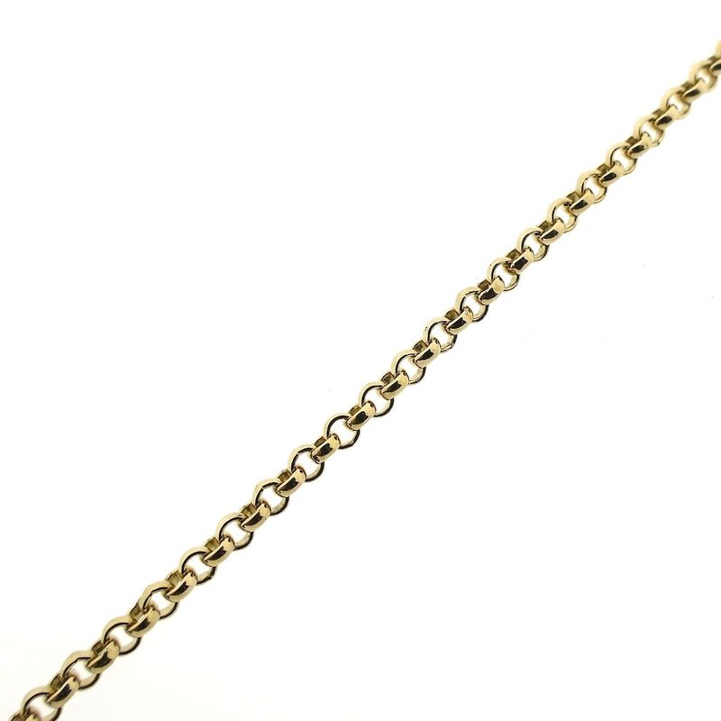 Image 7 of Gold jasseron link bracelet | 18.5 cm