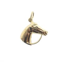 Gold pendant of a horse