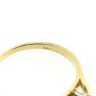 Image 9 of Gold solitaire ring with diamond | 0.07 ct.