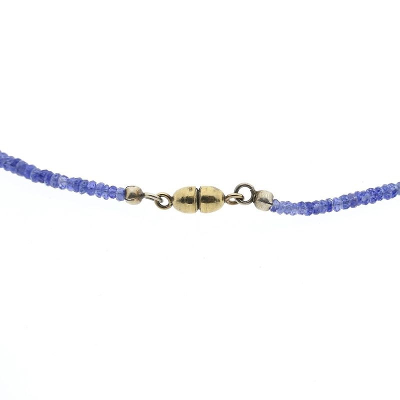 Image 4 of 9 carat sapphire bead necklace | 45 cm