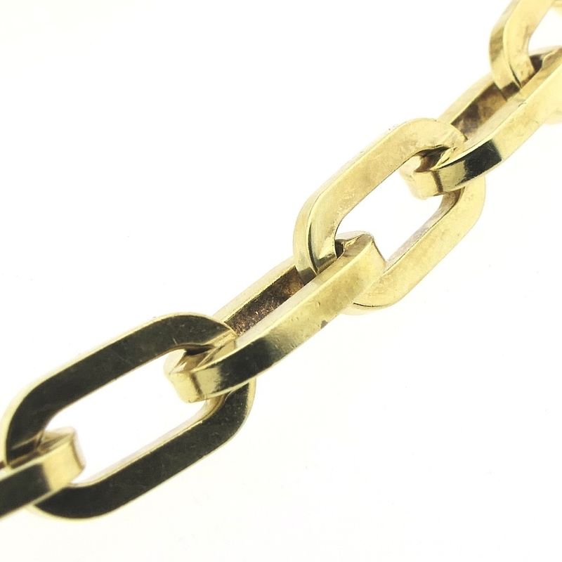 Image 4 of Gold closed forever link bracelet; 19 cm