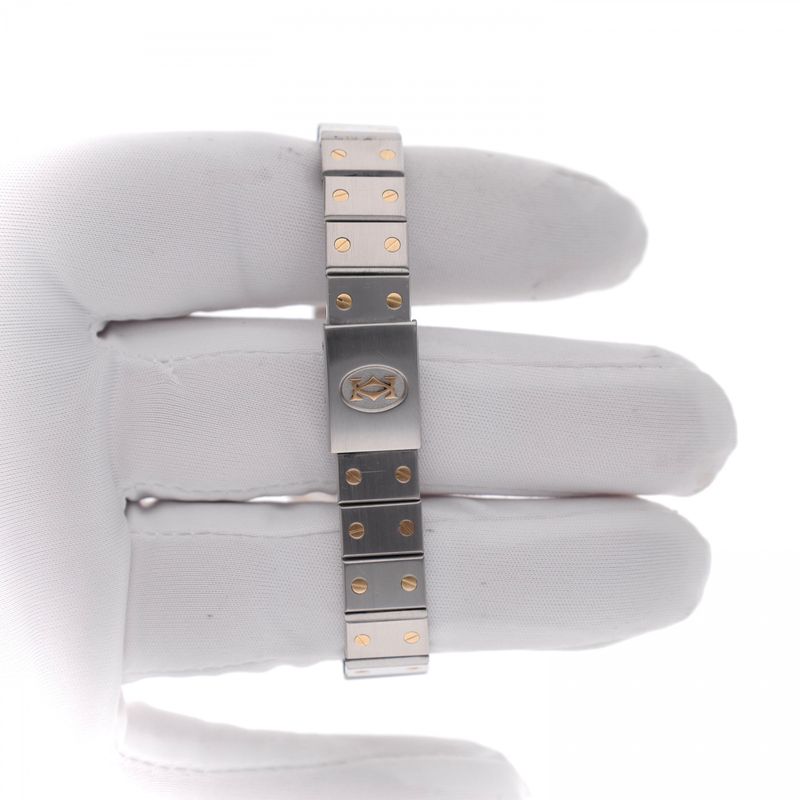 Image 7 of Cartier Santos 'Octagon' Automatic 0907; Vintage Ladies Watch