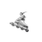 Image 2 of Silver charm; Roller skate