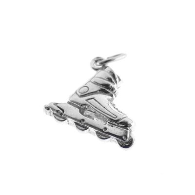 Image 2 of Silver charm; Roller skate