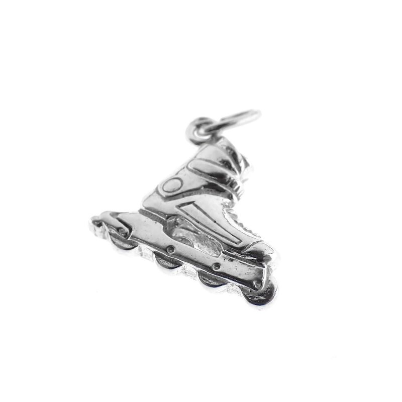 Image 2 of Silver charm; Roller skate