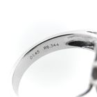 Image 5 of White gold solitaire ring with ruby ​​and diamond; 1.45 ct.