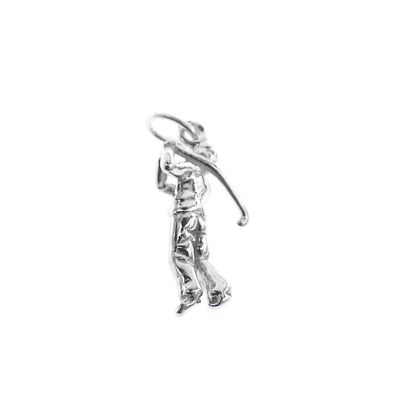 Silver pendant; Hockey player Image 2 of Silver pendant; Hockey player