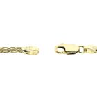 Image 4 of Gold square foxtail link chain