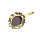 Image 5 of Vintage gold pendant with garnet