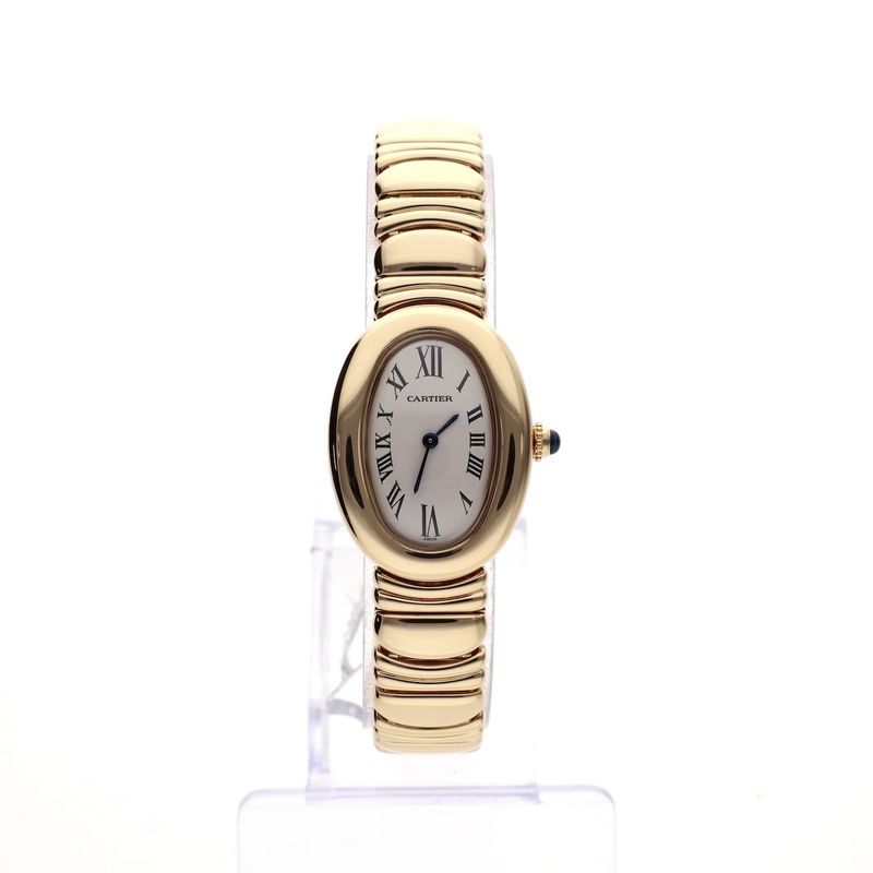 Image 19 of Cartier Baignoire 'Medium' 1950; 18k gold ladies' watch