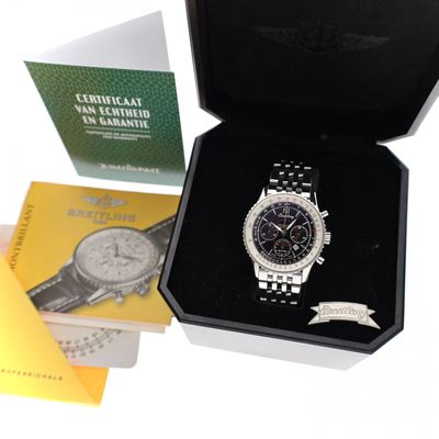 Breitling Montbrillant Chronograph 38mm A41370; Automatic Watch Image 2 of Breitling Montbrillant Chronograph 38mm A41370; Automatic Watch