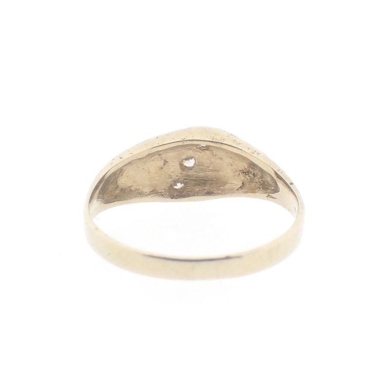 Image 4 of Gold ring with zirconia stones