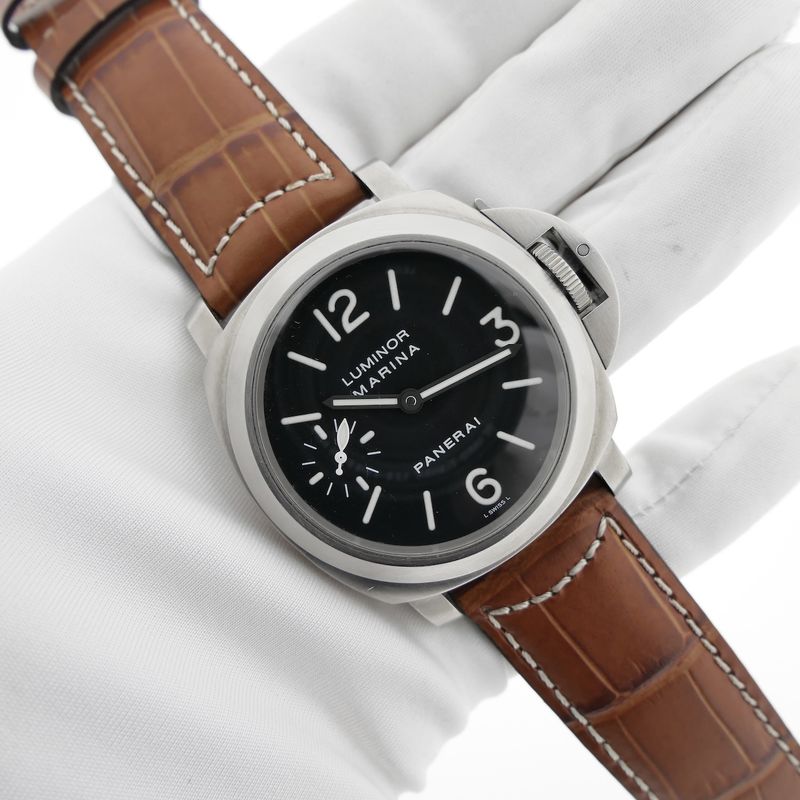 Image 7 of Panerai Luminor Marina Titanium PAM00177; Mechanical men's watch