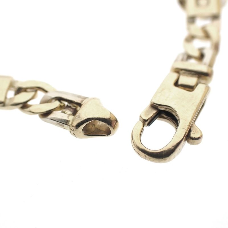 Image 7 of Two-tone gold navy link bracelet | 21.5 cm