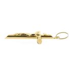 Image 13 of 19.2 ct gold pendant of a cross with corpus | INRI