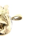 Image 8 of Bicolor Gold Crocodile Pendant with Diamonds; 0.015 ct.