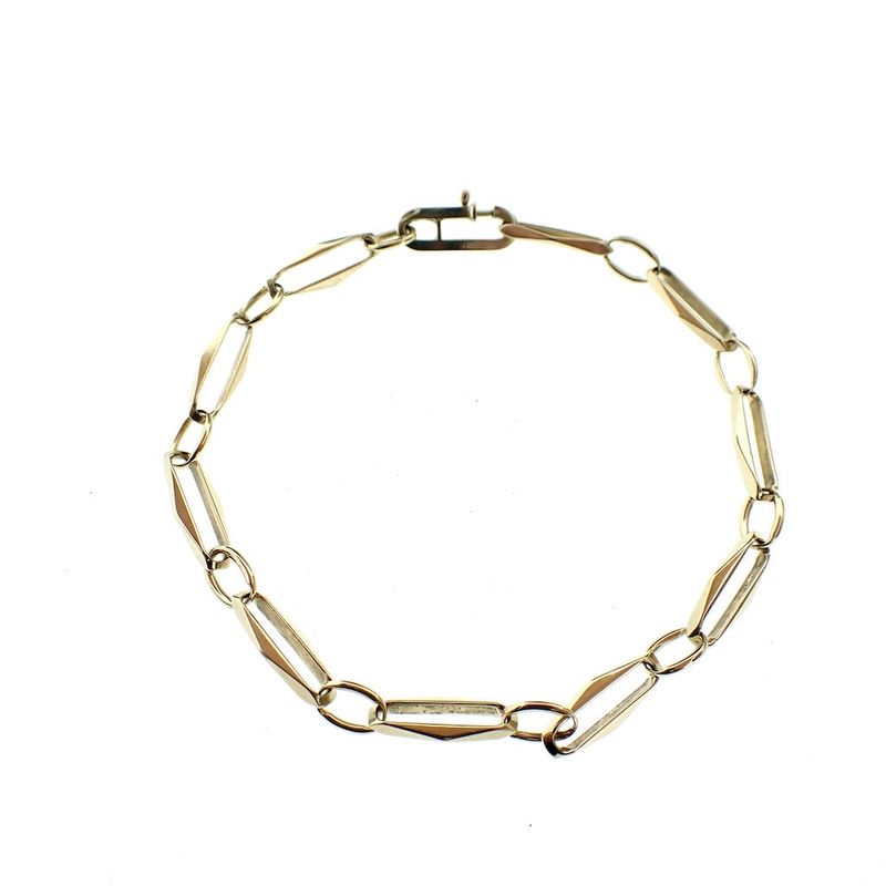 Image 1 of Gold closed for ever bracelet | 19 cm
