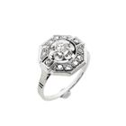 Image 1 of Antique White Gold Diamond Ring; 0.27 ct.