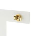 Image 5 of Golden Solitaire Stud Earrings with Diamond; 0.22 ct.