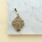 Image 2 of Gold pendant with an abstract shape