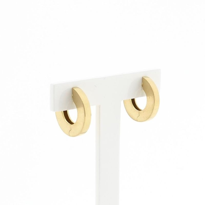 Image 3 of Gold Hoop Earrings