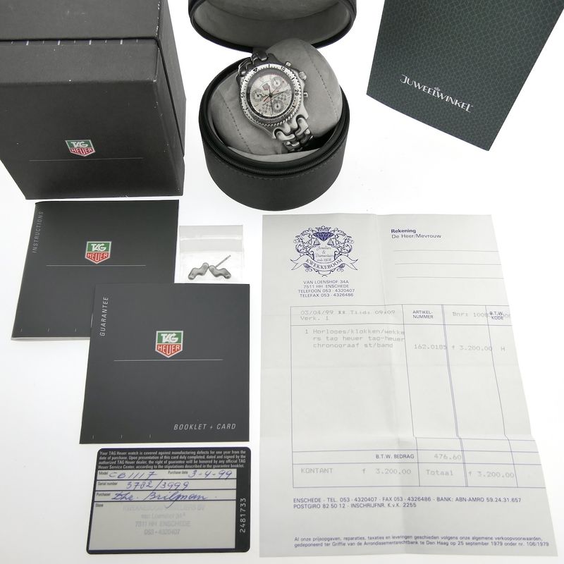 Image 15 of TAG Heuer SEL Chronograph CG1117 West McLaren Limited Edition; Men's watch