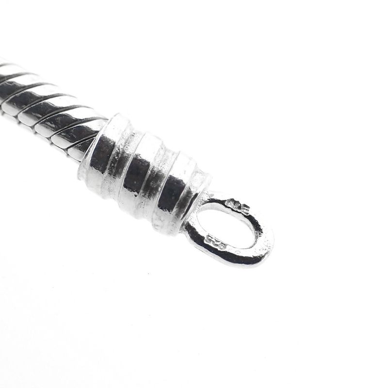 Image 7 of Pandora bracelet; Silver; lobster clasp | 17 cm