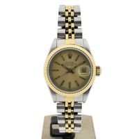 Rolex Datejust 26mm 69173; 18k gold/steel vintage women's watch