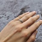 Image 7 of White gold Desiree ring with diamonds; 0.28 ct.