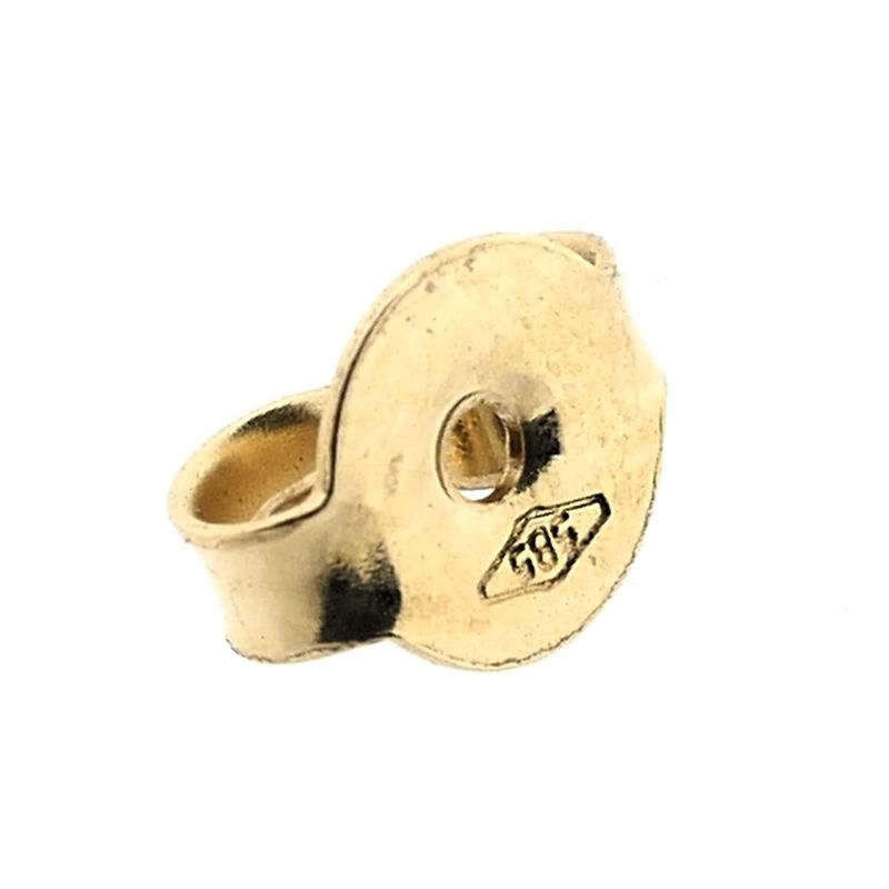 Image 4 of Gold stud earrings with diamond 0.01 ct.