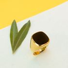 Image 6 of 8 carat large men's signet ring | Onyx