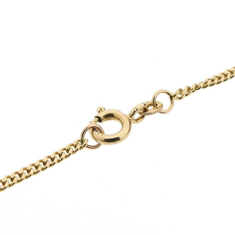 Image 5 of Gold gourmet link chain | 45 cm