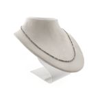 Image 2 of 9 carat necklace with uncut diamonds