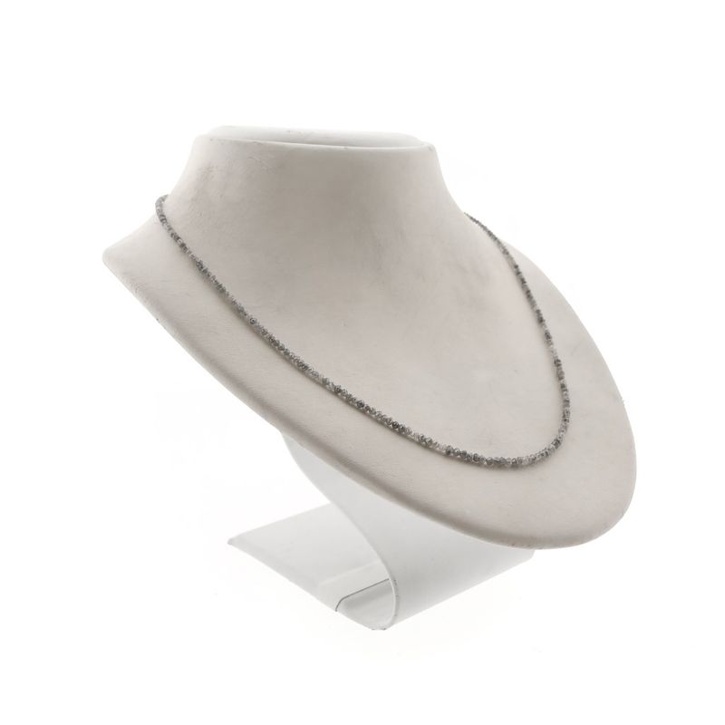 Image 2 of 9 carat necklace with uncut diamonds