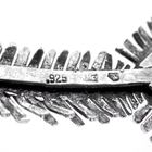 Image 12 of Silver brooch | Needle branch