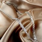 Image 4 of Silver robust gourmet link necklace | 51 cm