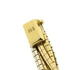 Image 6 of Tricolor gold omega link necklace