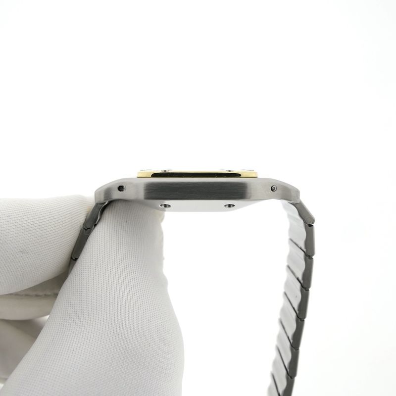 Image 6 of Cartier Santos Galbee 187901; 18k. Gold/steel unisex watch