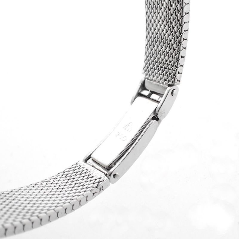 Image 12 of Omega Deville; 18k white gold women's watch with lapis lazuli dial